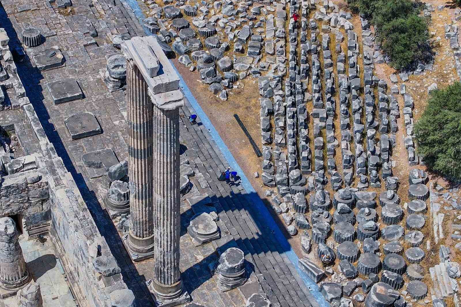 Apollon Tapınağı’nda gece ziyaretleri için hazırlıklar sürüyor