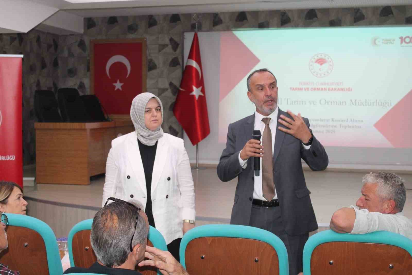 Kedi-köpek kayıt sistemi hakkında muhtarlara bilgilendirme yapıldı