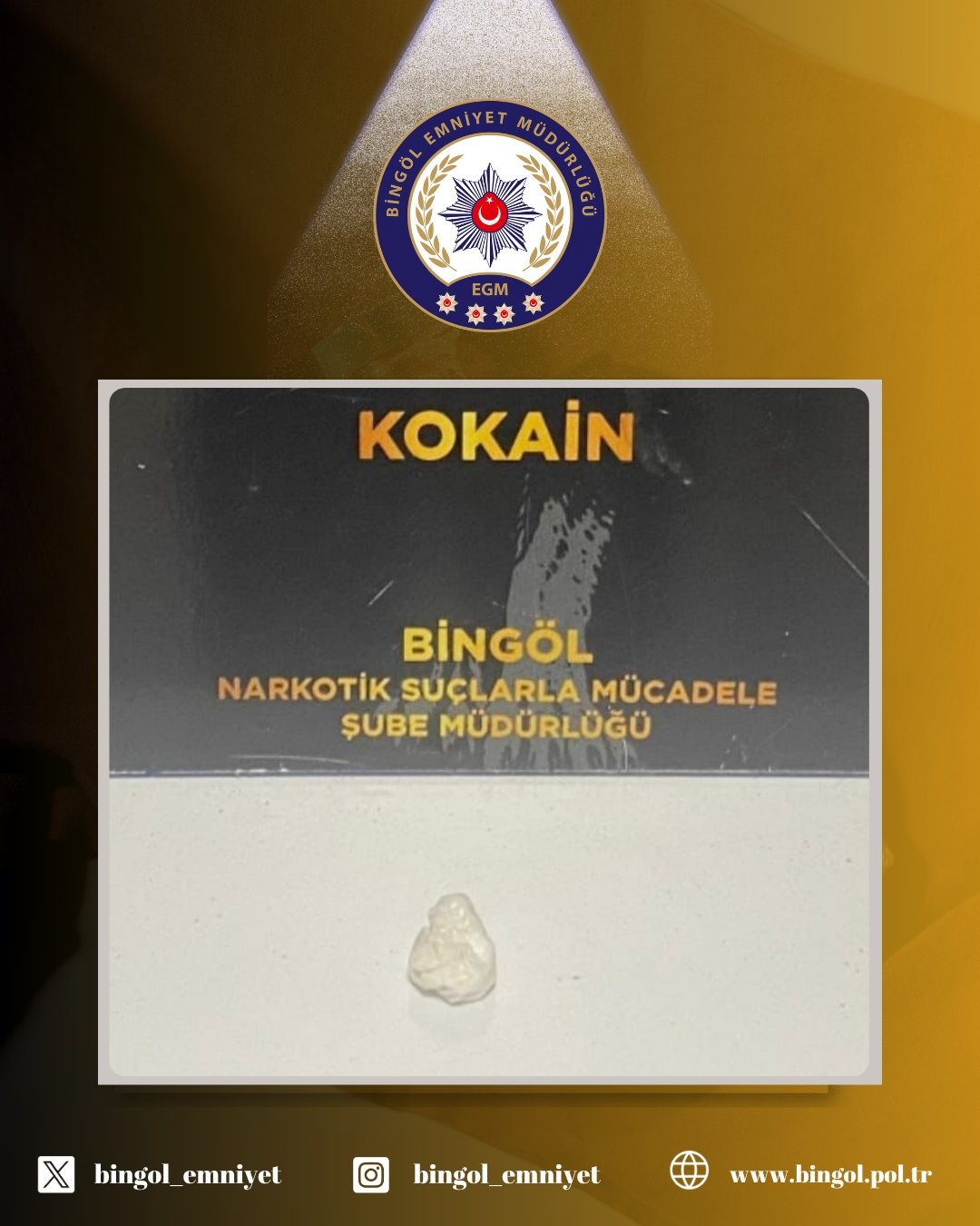 Bingöl’de uyuşturucu madde ele geçirildi