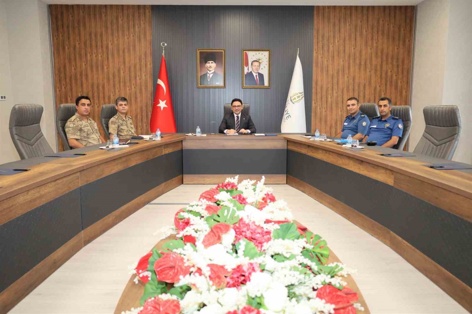 Haliliye’de asayiş ve güvenlik toplantısı düzenlendi