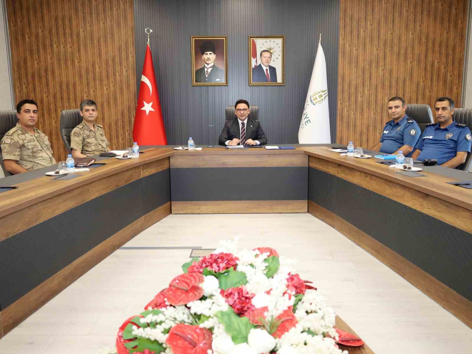 Haliliye&rsquo;de asayiş ve g&uuml;venlik toplantısı d&uuml;zenlendi
