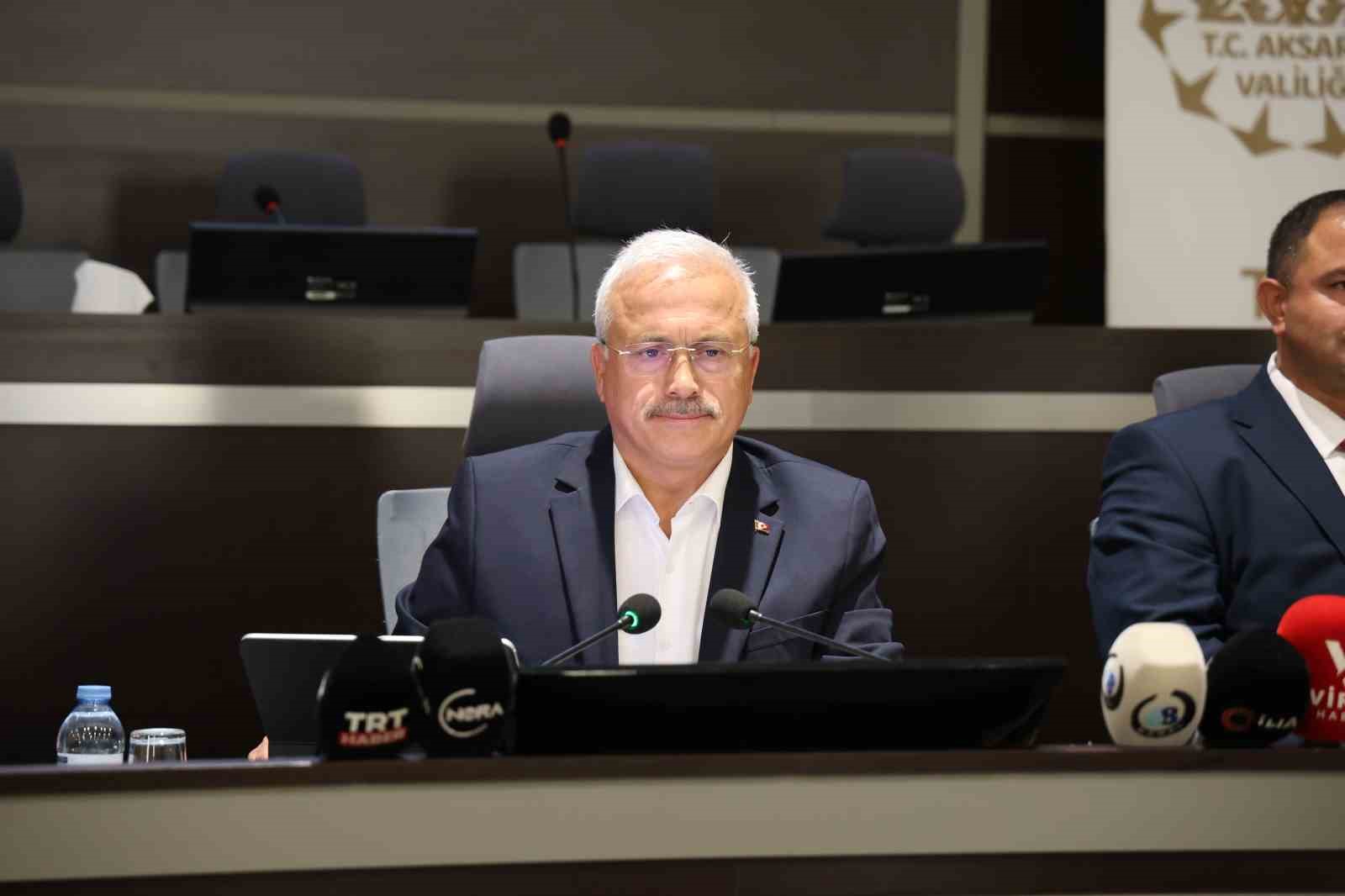 Aksaray’da orman yangınlarına karşı tedbir toplantısı yapıldı