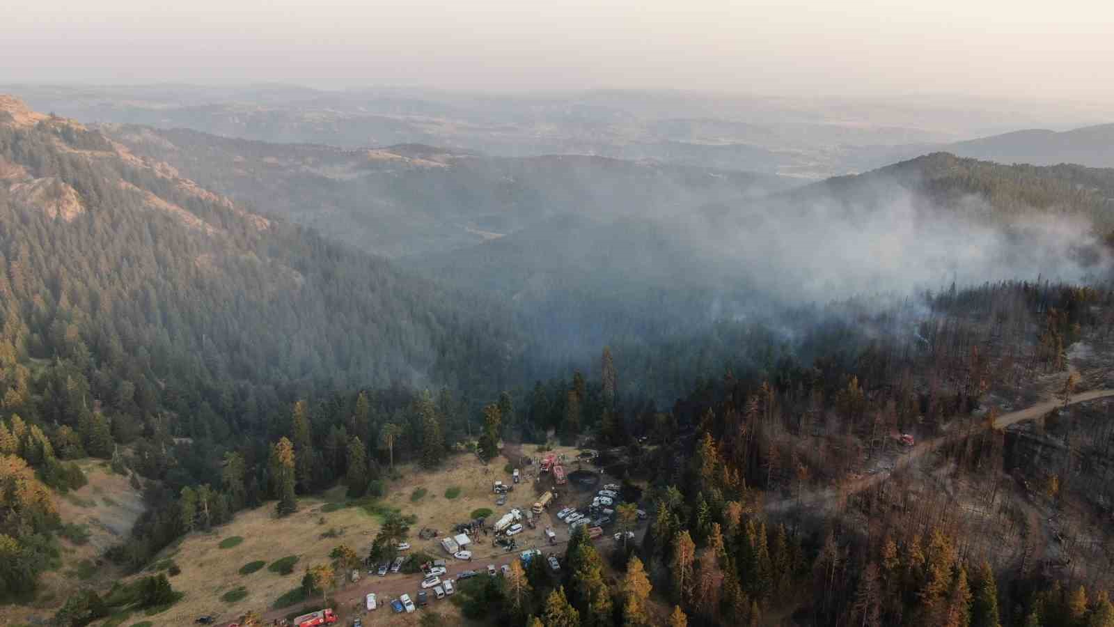 Çankırı’daki orman yangını kısmen kontrol altına alındı