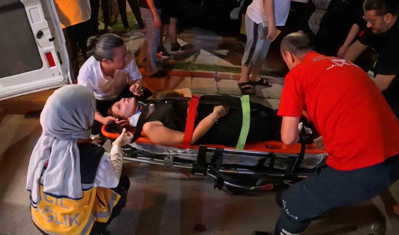 Aksaray’da 2 otomobil çarpıştı: 1 yaralı