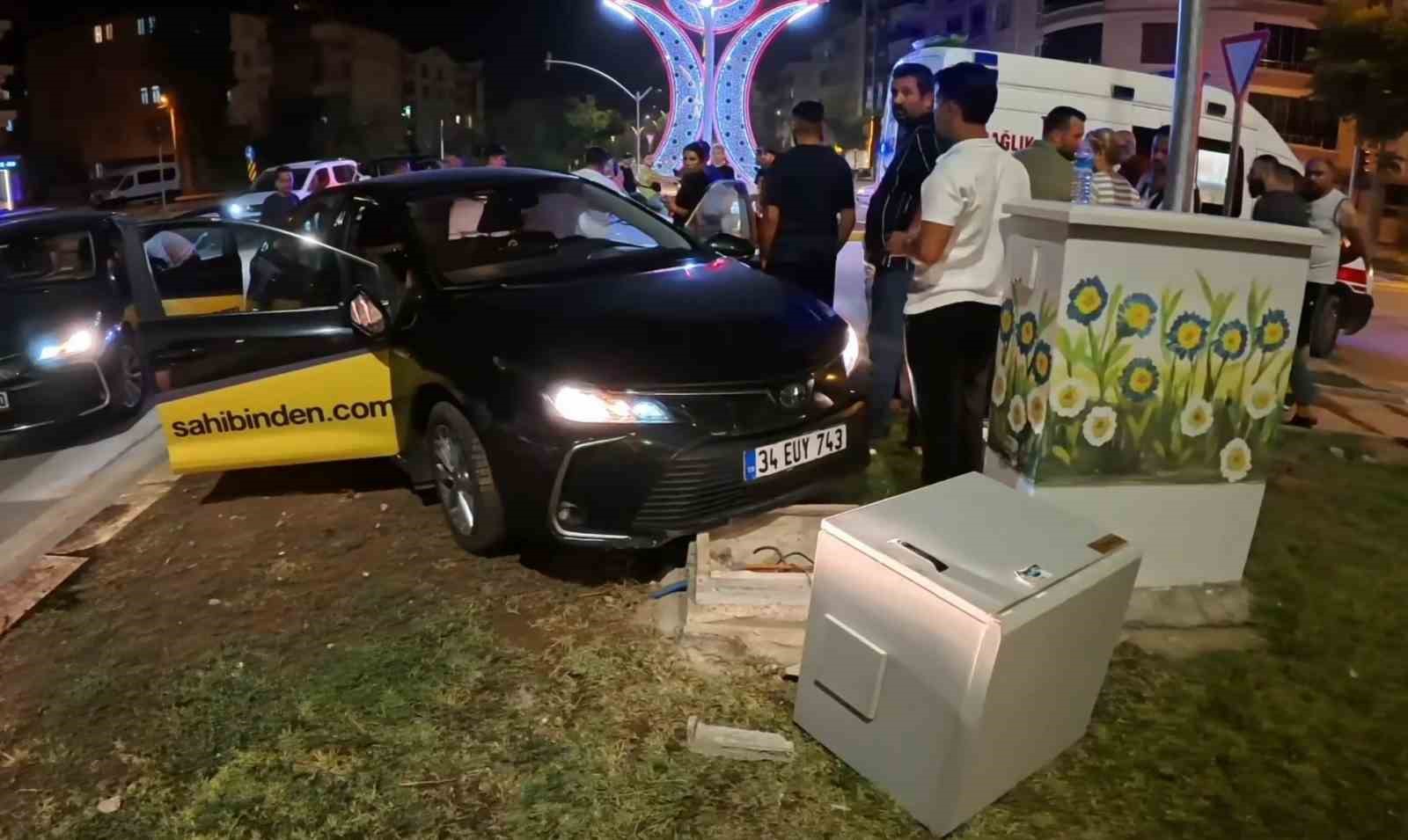 Aksaray’da 2 otomobil çarpıştı: 1 yaralı