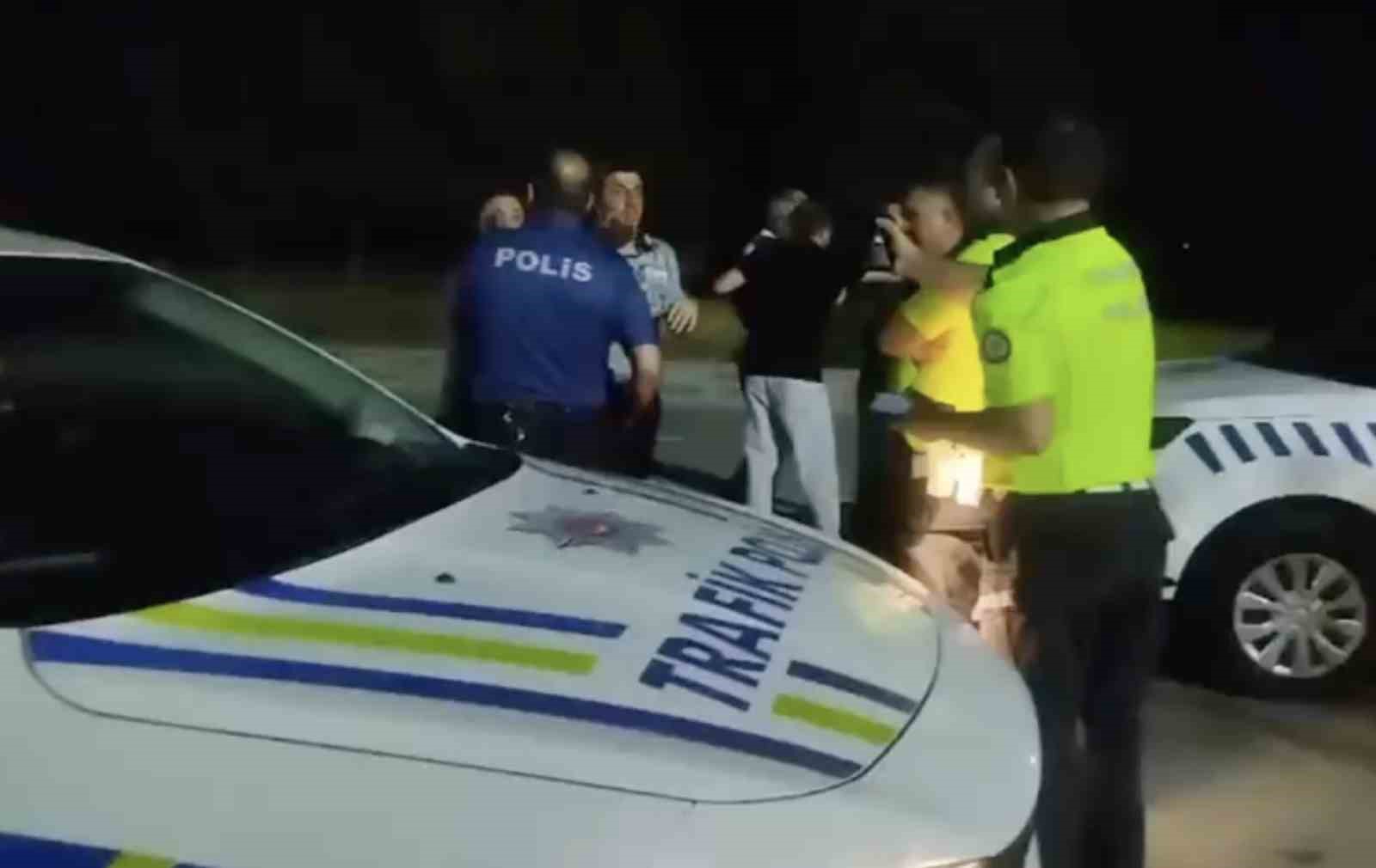 Alkollü sürücünün kızı basın mensubuna saldırdı