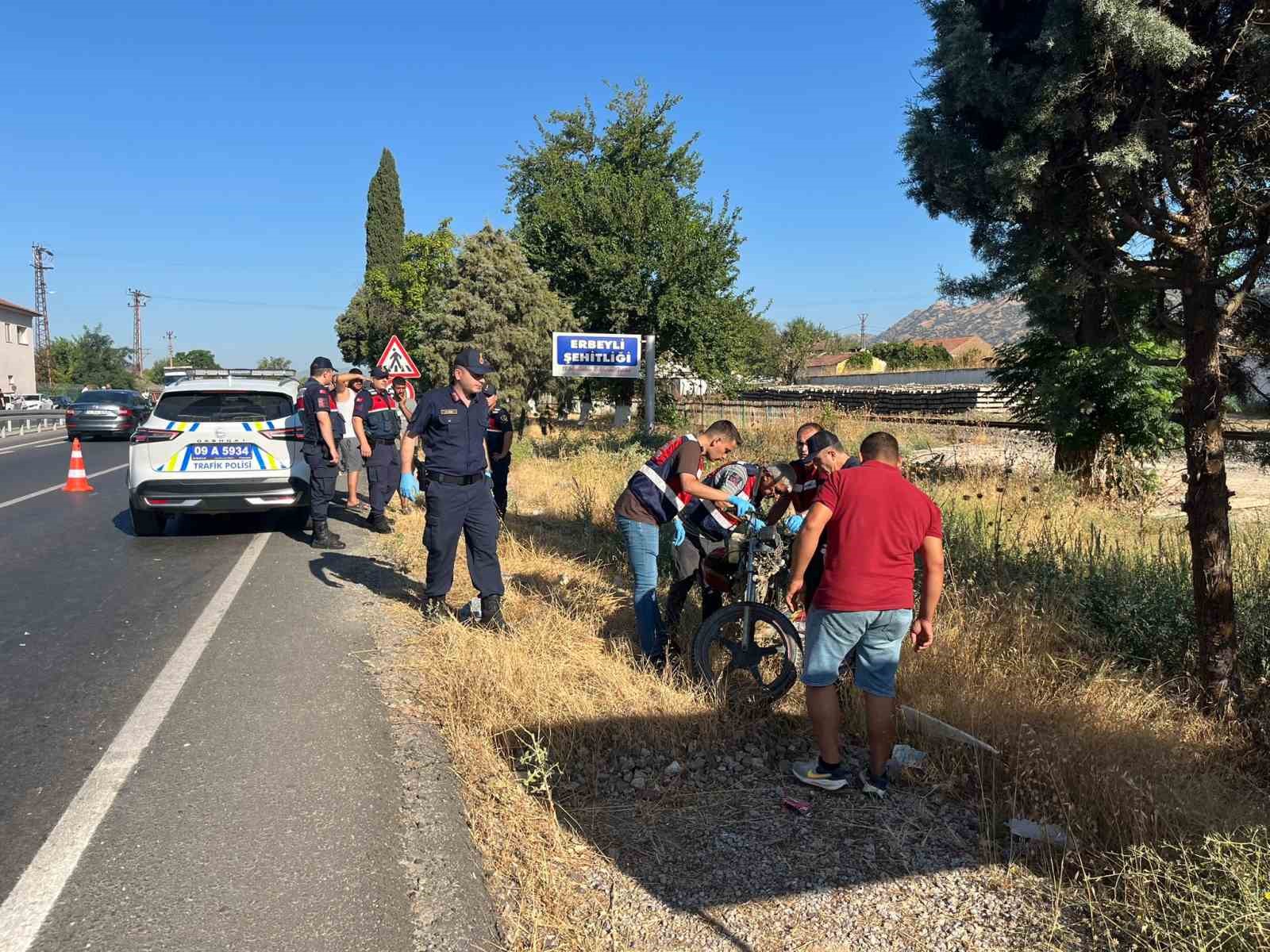 İncirliova&rsquo;da motosiklet kazası: 1 &ouml;l&uuml;
