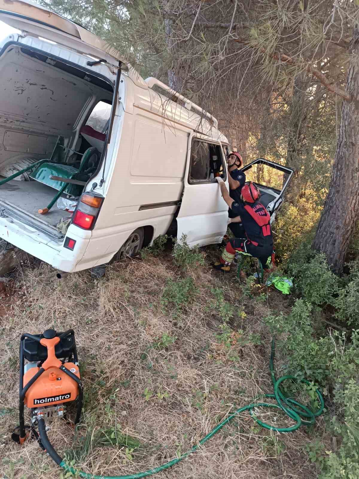 Balıkesir’de trafik kazası: 6 yaralı