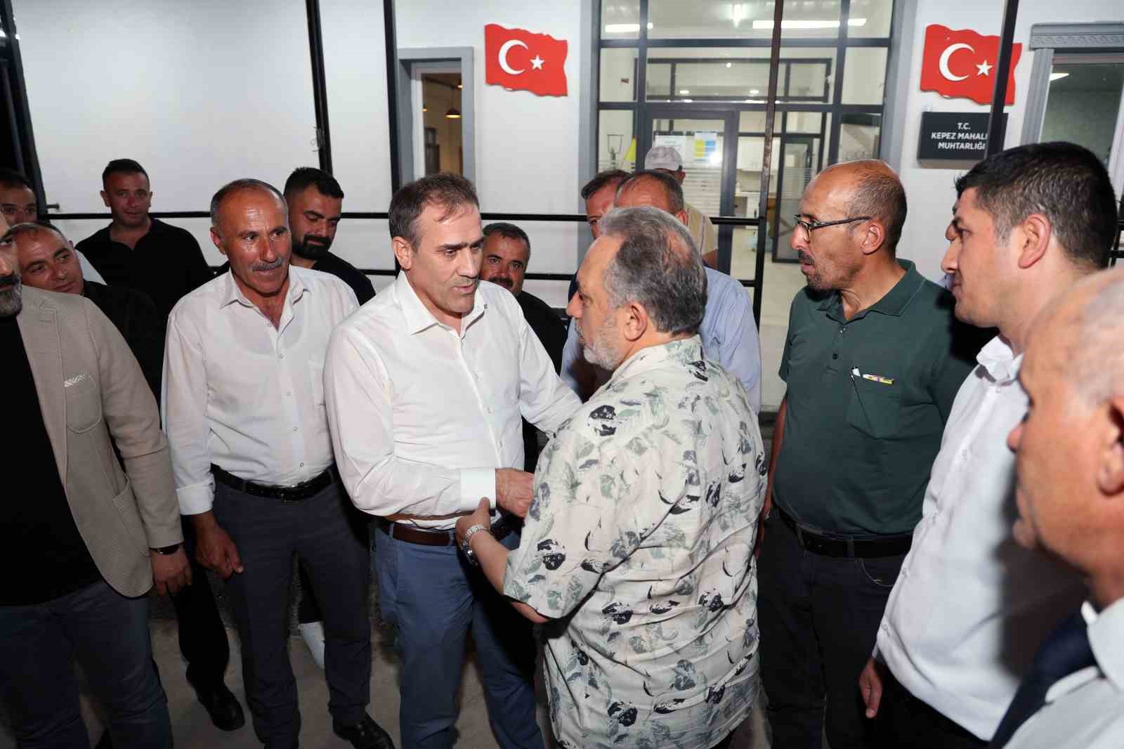 Talas&rsquo;ta muhtarlarla birlik ve beraberlik mesajı
