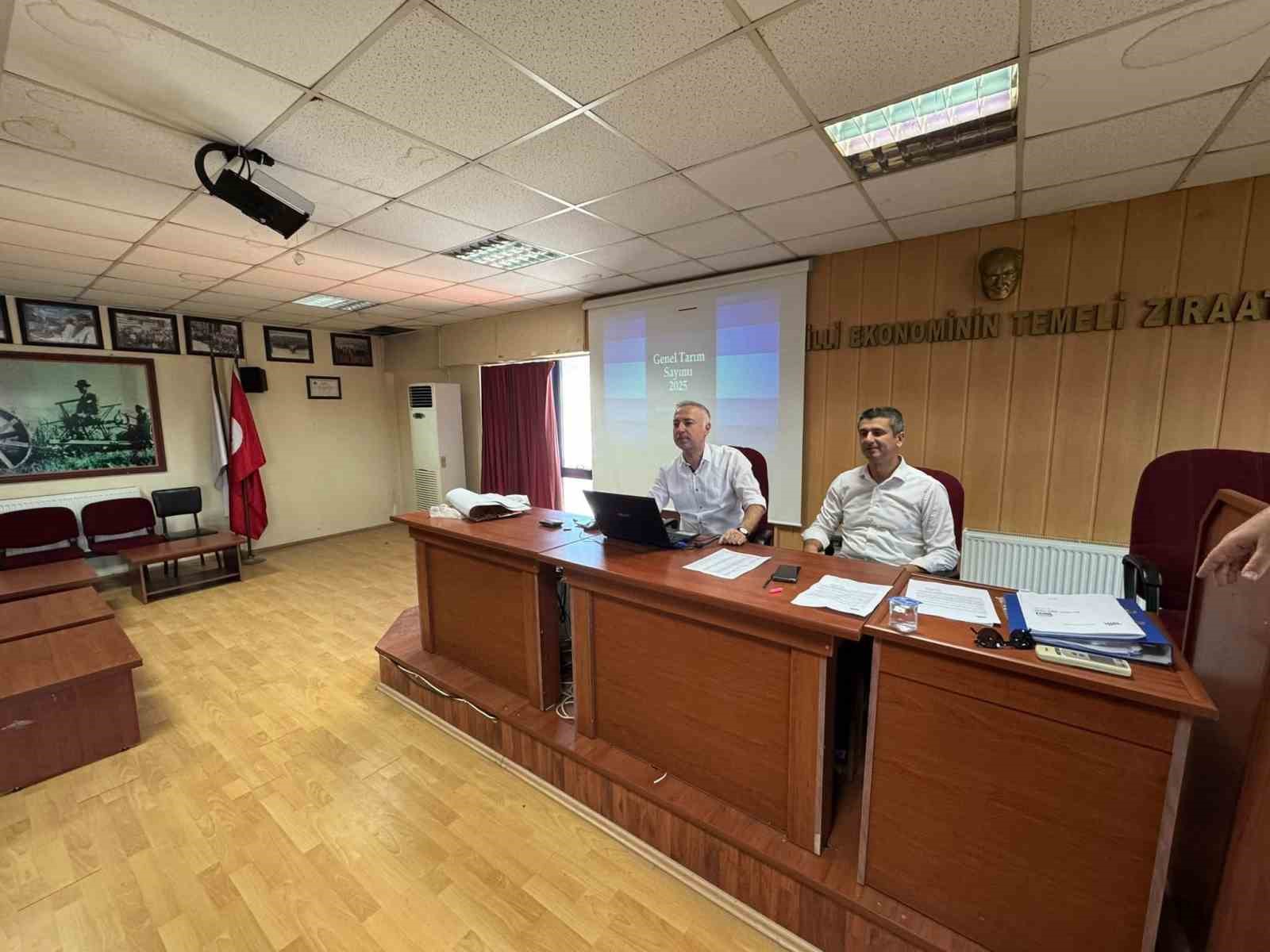 Söke’de Genel Tarım Sayımı ile ilgili muhtarlara bilgilendirme yapıldı