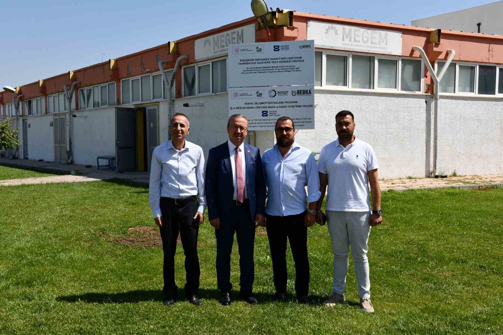 İl Milli Eğitim Müdürü Sinan Aydın’dan MEGEM’e ziyaret