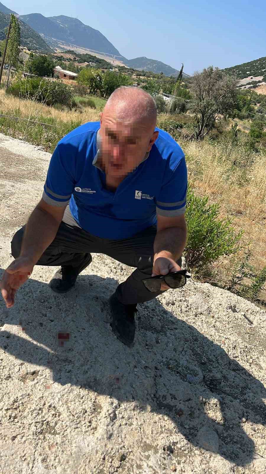 Depodan izinsiz su &ccedil;ekimini denetleyen personelin burnunu kırdı
