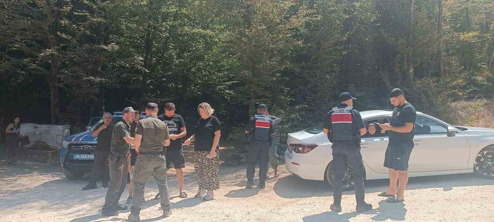 Gemlik’te ormanlarda dronlu denetim