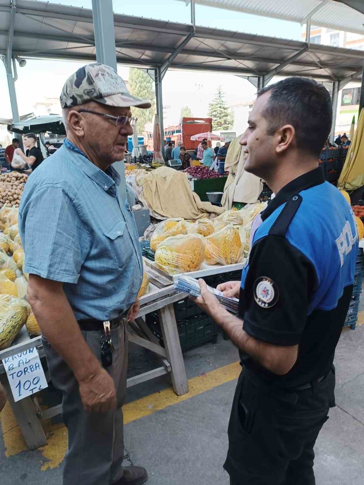 Niğde’de güvenlik bilincine yönelik broşürlü uyarı