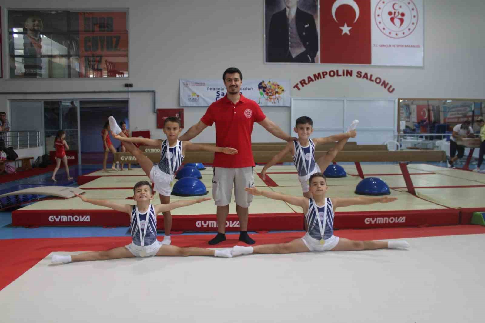 Düzce cimnastik takımı Türkiye finallerinde