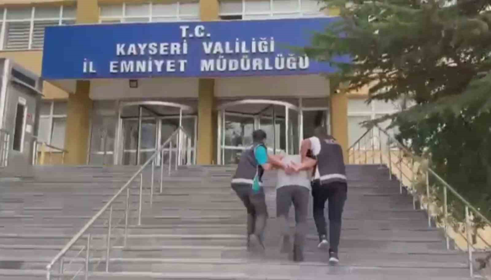 Kayseri&rsquo;de kesinleşmiş cezası bulunan su&ccedil; makinesi yakalandı
