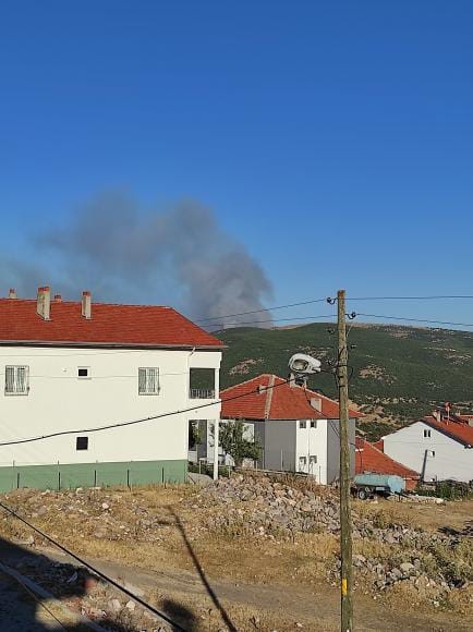 Afyonkarahisar&rsquo;da orman yangını
