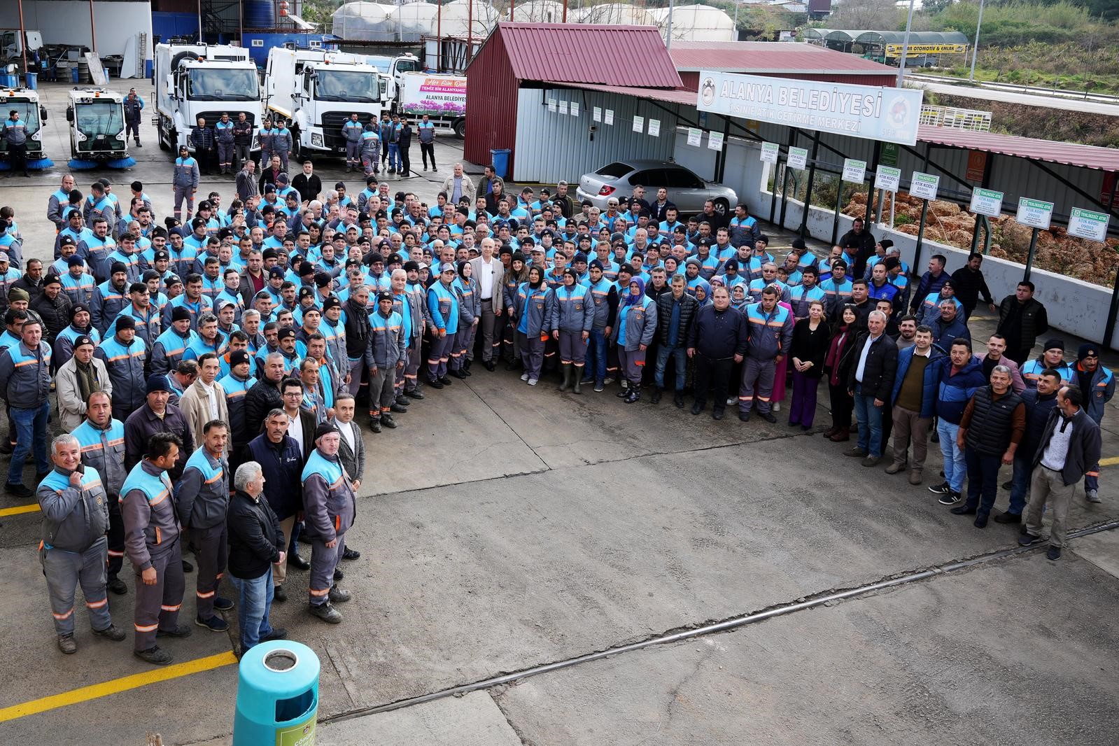 Alanya Belediyesi şirket personeli greve ‘hayır’ dedi