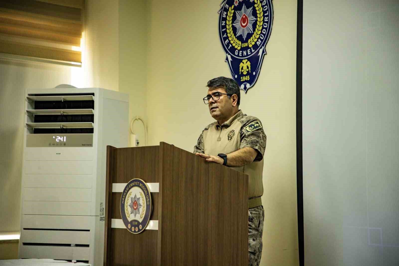 Emniyet Müdürü Yılmaz’dan yeni personele brifing