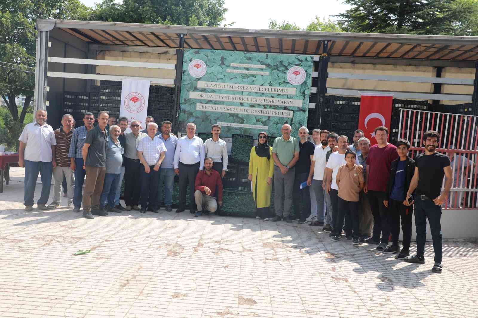Elazığ’da 101 bin adet fide dağıtıldı