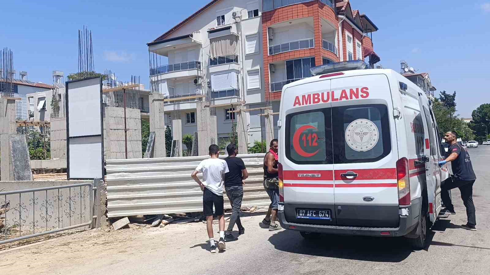 Manavgat&rsquo;ta iş kazası: 2 yaralı
