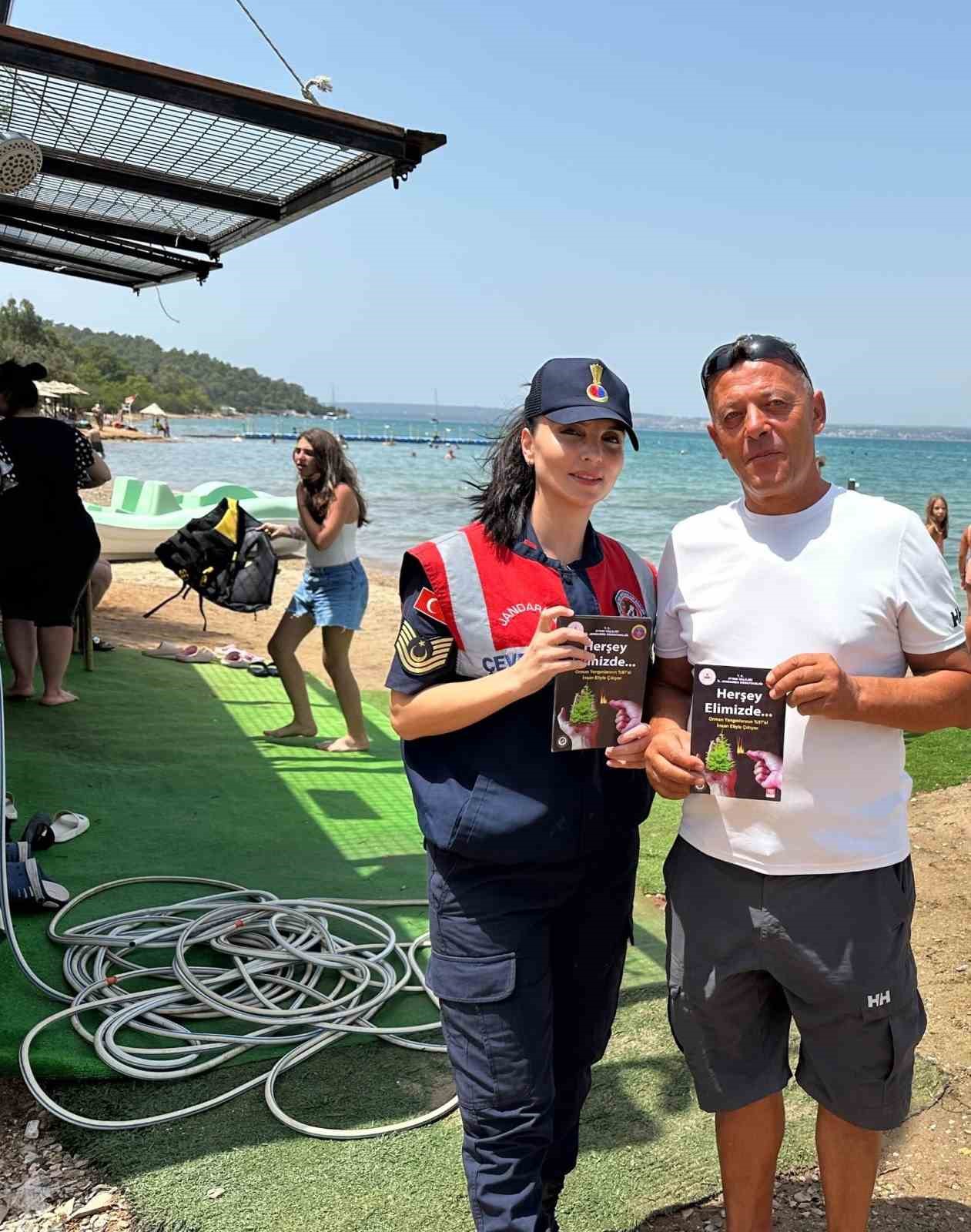 Didim&rsquo;de vatandaşlar orman yangını riskine karşı bilgilendirildi
