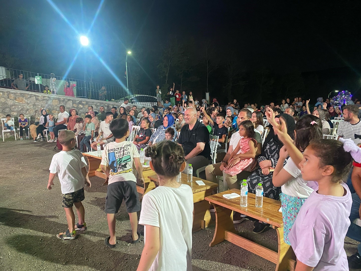 Yaz şenliğinde çocuklar doyasıya eğlendi