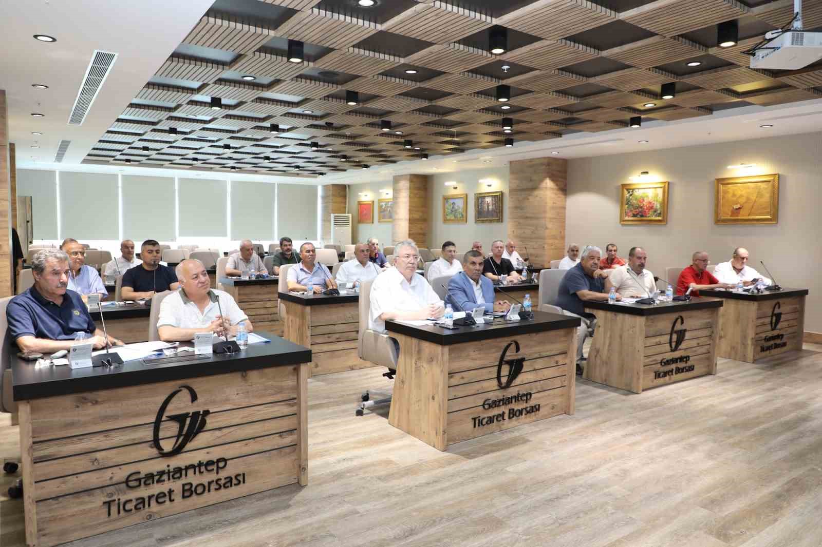 GTB Temmuz Ayı olağan meclis toplantısı gerçekleştirildi