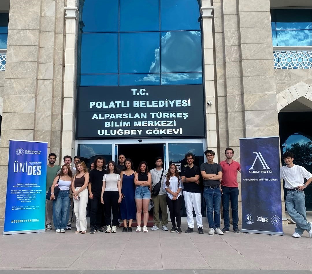 SUBÜ’lü öğrenciler Ankara’da astronomi gözlemi gerçekleştirdiler