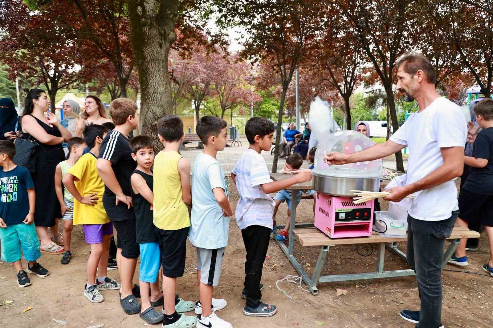 Çocuklara yaz eğlencesi