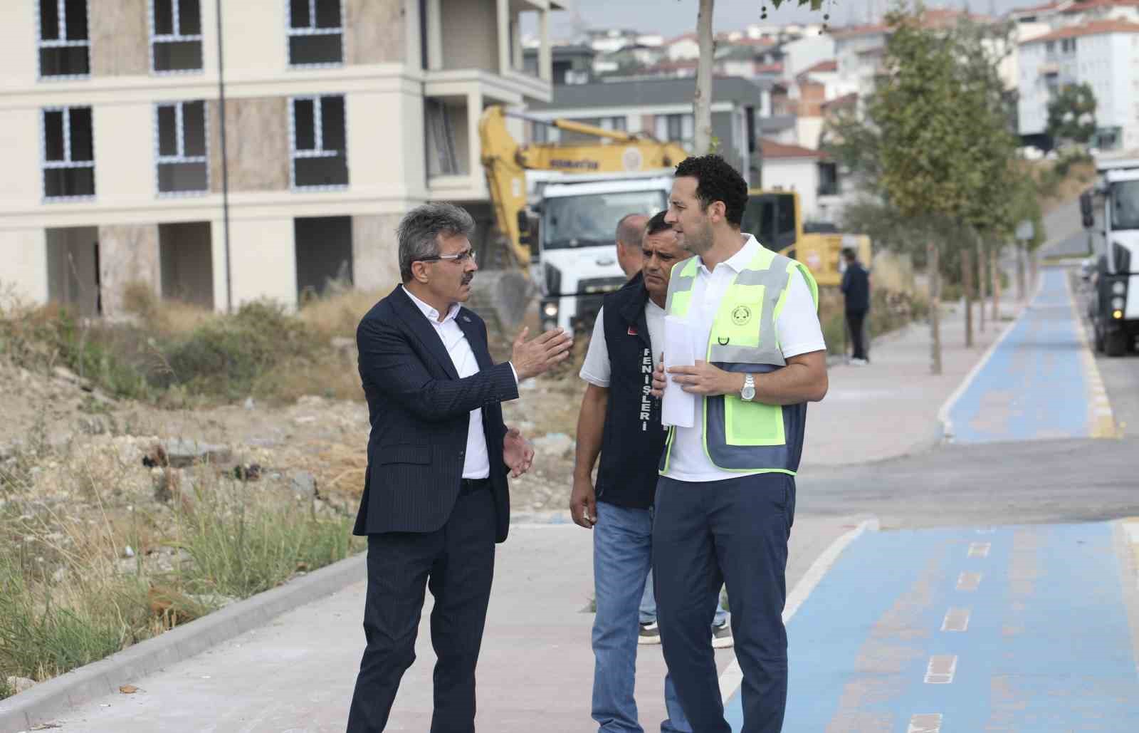 Başkan Şenol Dinç yeni pazar alanını inceledi