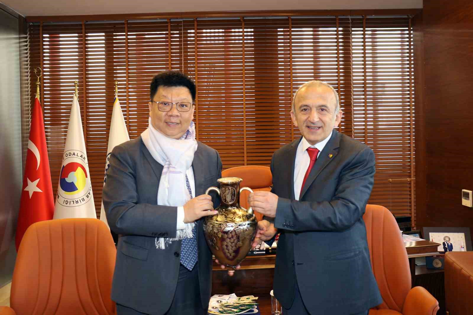 Çin Başkonsolosundan Manisa TSO’ya ziyaret