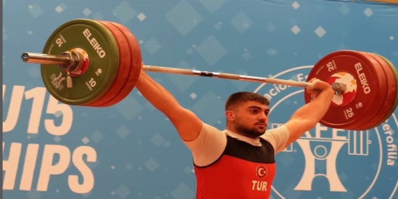 Şırnaklı halterci Sefkan Sümen’den Avrupa rekoru ve 3 madalya