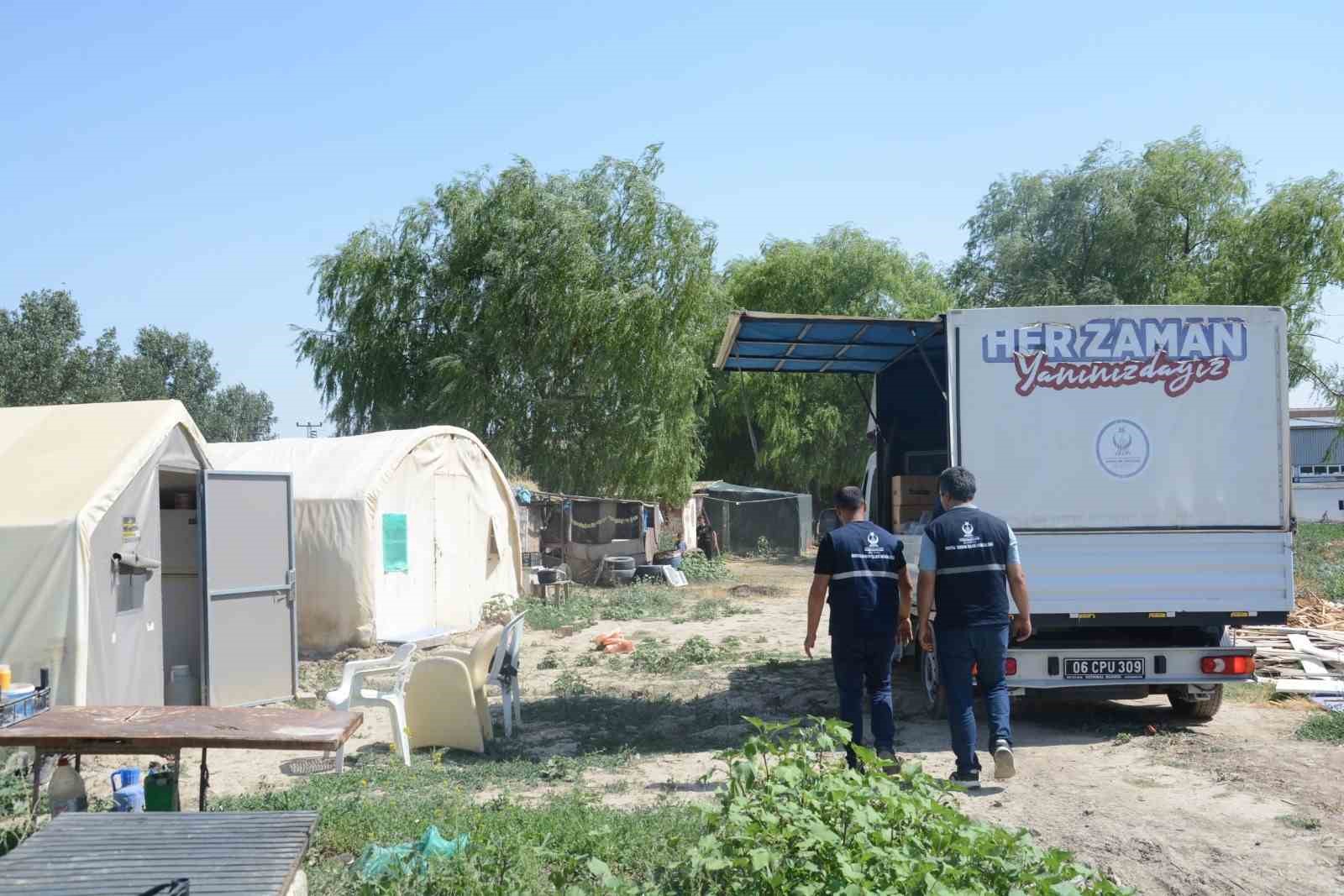 Kahramankazan Belediyesi&rsquo;nden mevsimlik iş&ccedil;ilere destek
