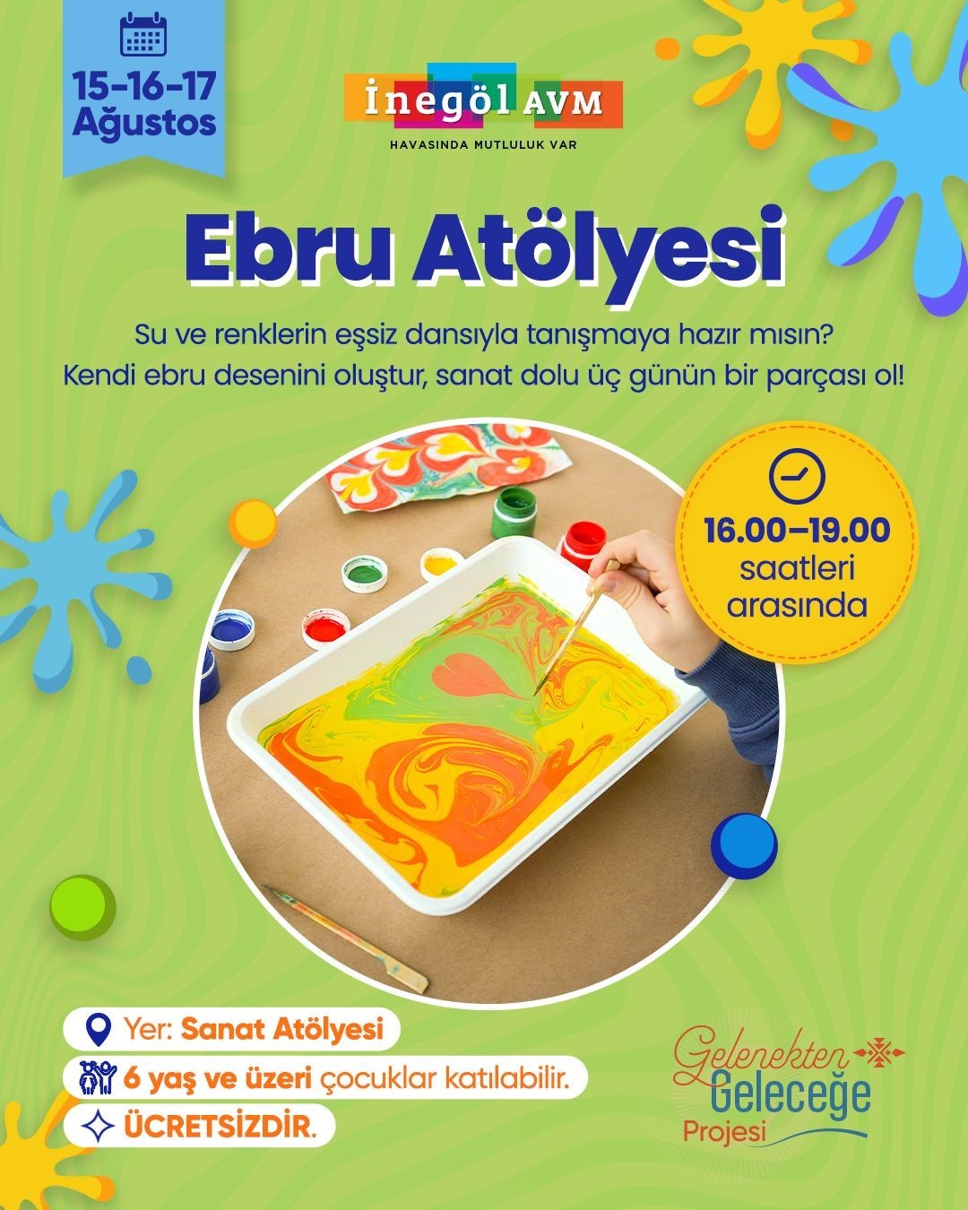 İnegöl AVM’de Ağustos ayı boyunca etkinlikler devam edecek