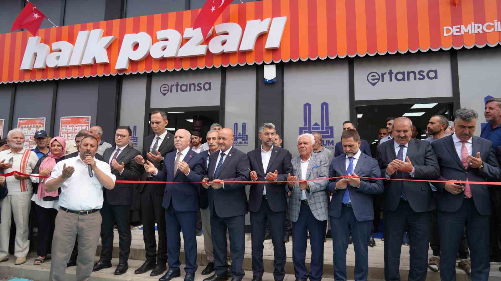 Erzurum’da halk pazarlarının 5’incisi açıldı