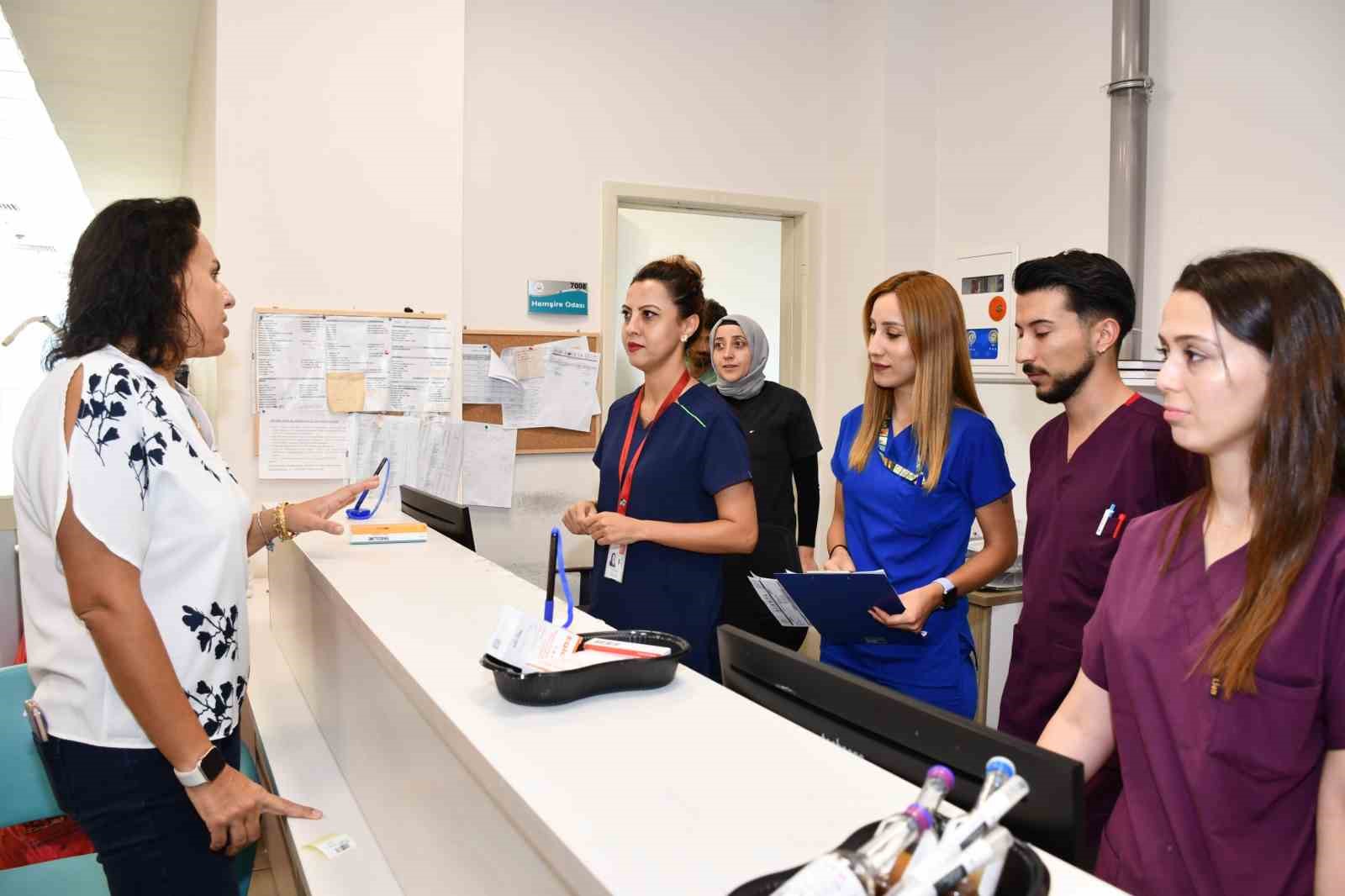 Yeni atanan başhekim ilk saha çalışmasını gerçekleştirdi