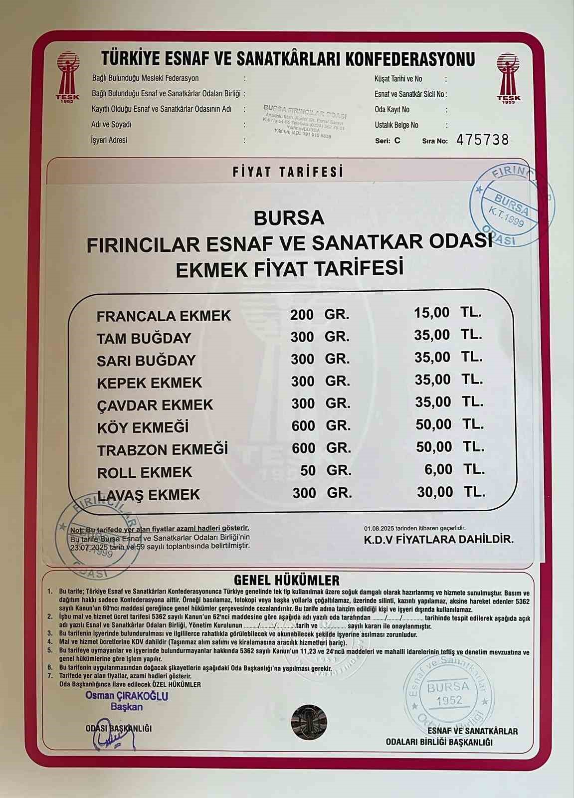 Ekmeğe gizli zam: Fiyatı sabit kalan ekmeğin gramajı d&uuml;şt&uuml;
