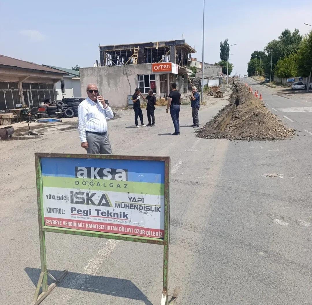 Hamur&rsquo;da doğalgaz &ccedil;alışmaları s&uuml;r&uuml;yor
