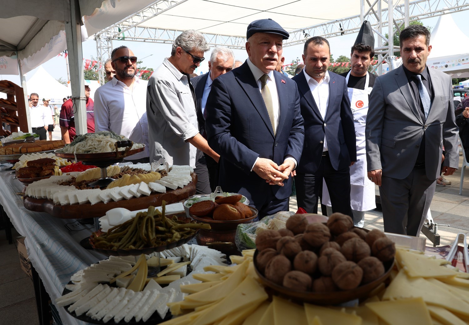 Kahvaltı festivali yoğun ilgi gördü