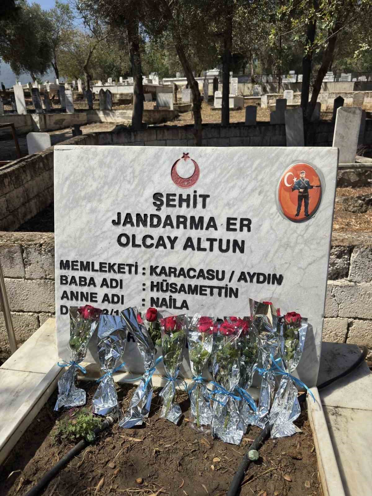 Şehit jandarma er Altun mezarı başında anıldı
