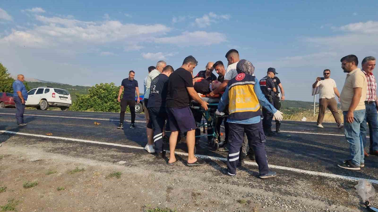 Domani&ccedil;&rsquo;te motosiklet kazası: 1 yaralı
