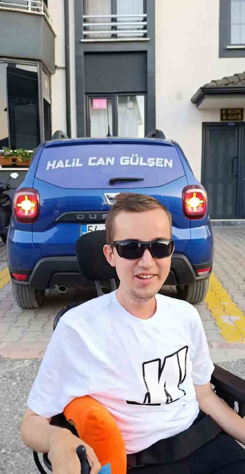 Kas hastası genç, biriktirdiği parayı Gazze’deki çocuklara bağışladı
