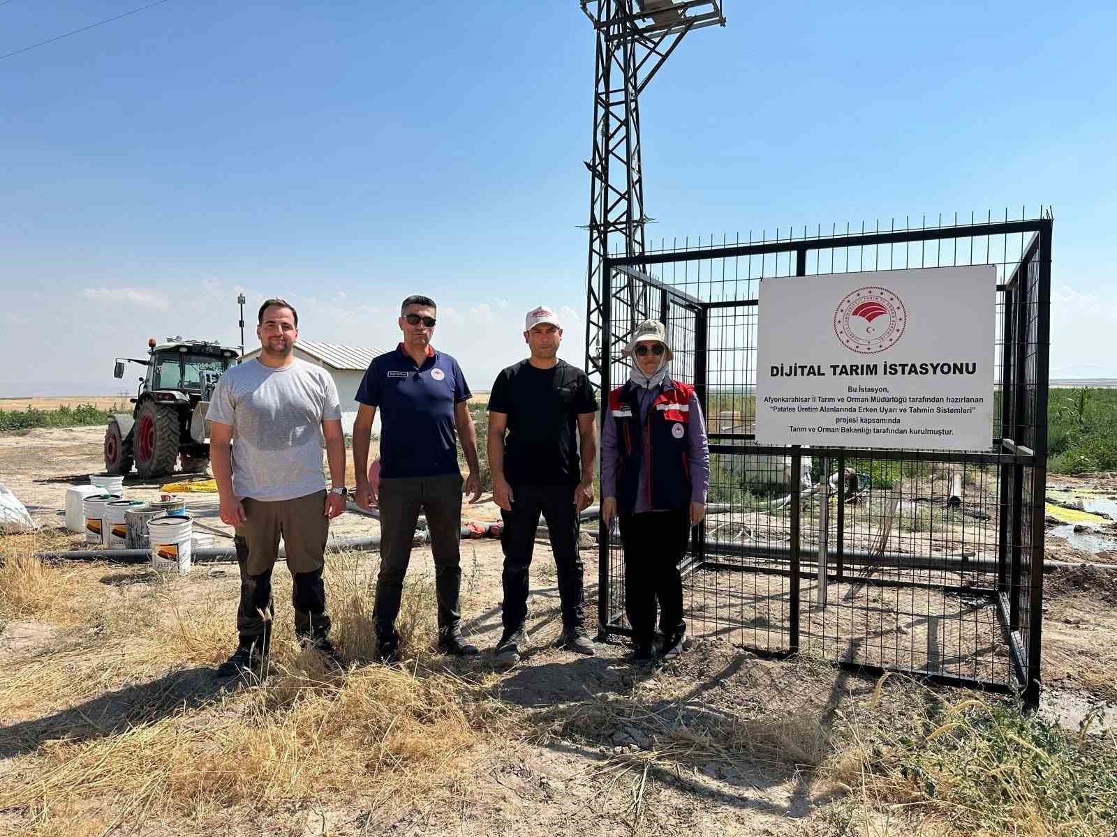 Emirdağ’da çiftçileri rahatlatacak sistem kuruldu