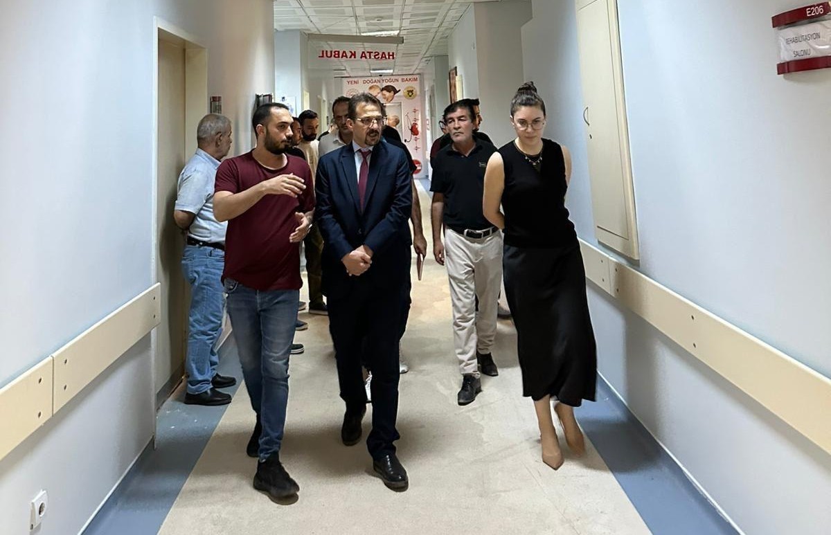 Cizre Devlet Hastanesi Başhekimi saha denetimine çıkıp, sorunları yerinde inceledi