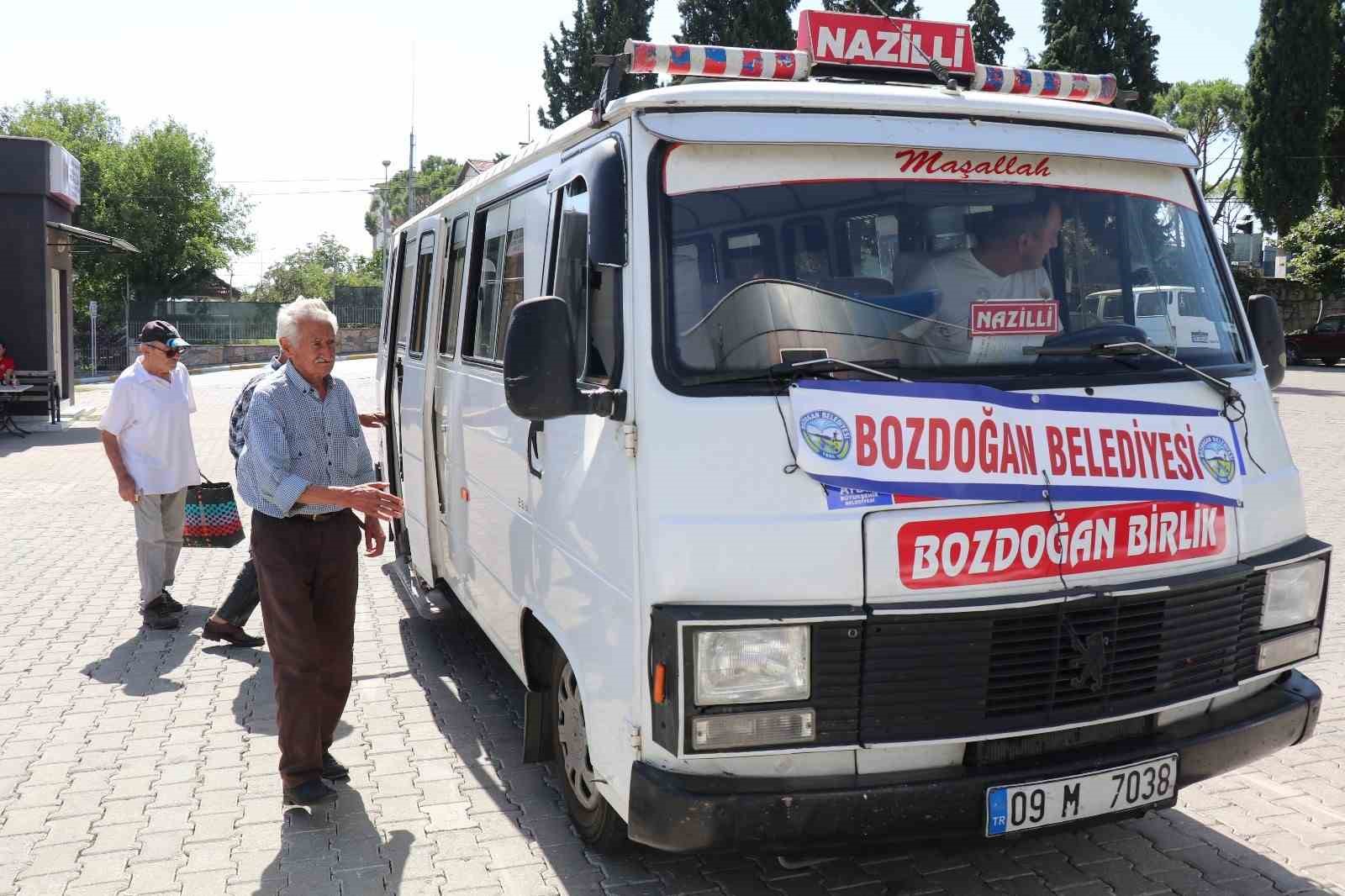Bozdoğan’da şehir içi seferleri başladı