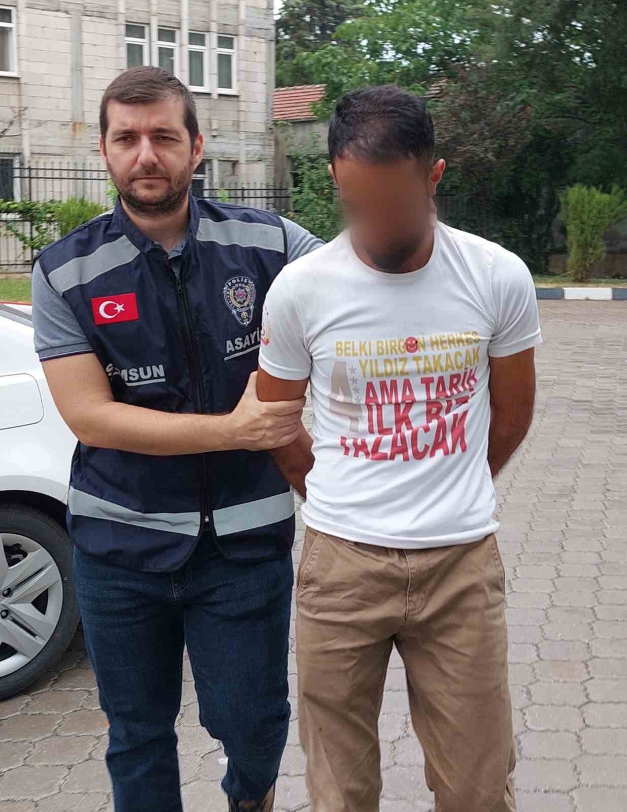 Borcuna karşılık çaldığı araçla kaçarken yakalandı
