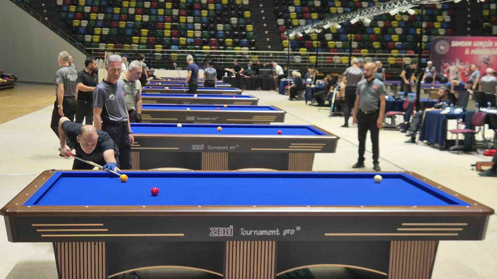 Samsun’da bilardo şöleni