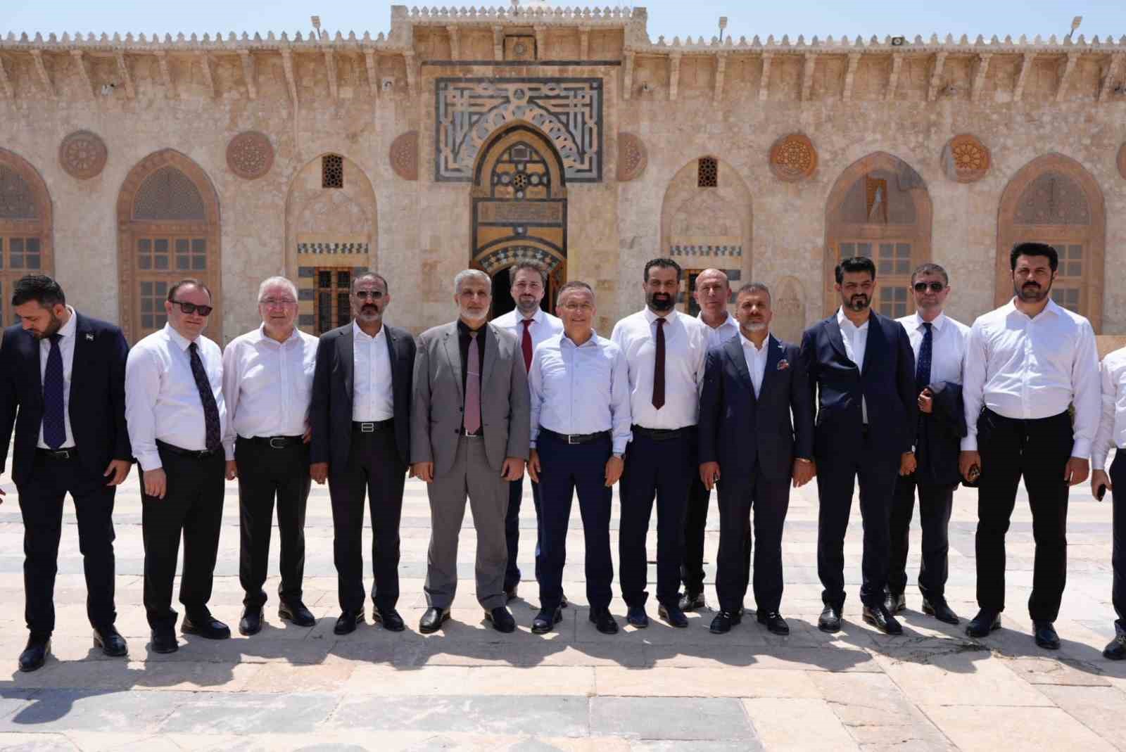 Gaziantep heyeti, Suriyenin Halep kentinde temaslarda bulundu
