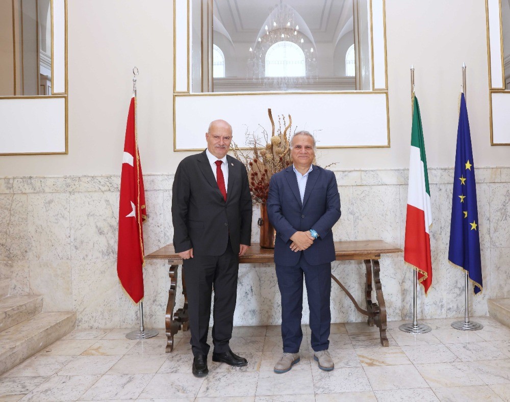 ATO Başkanı Baran&rsquo;dan İtalya B&uuml;y&uuml;kel&ccedil;isi Marrapodi&rsquo;ye ziyaret
